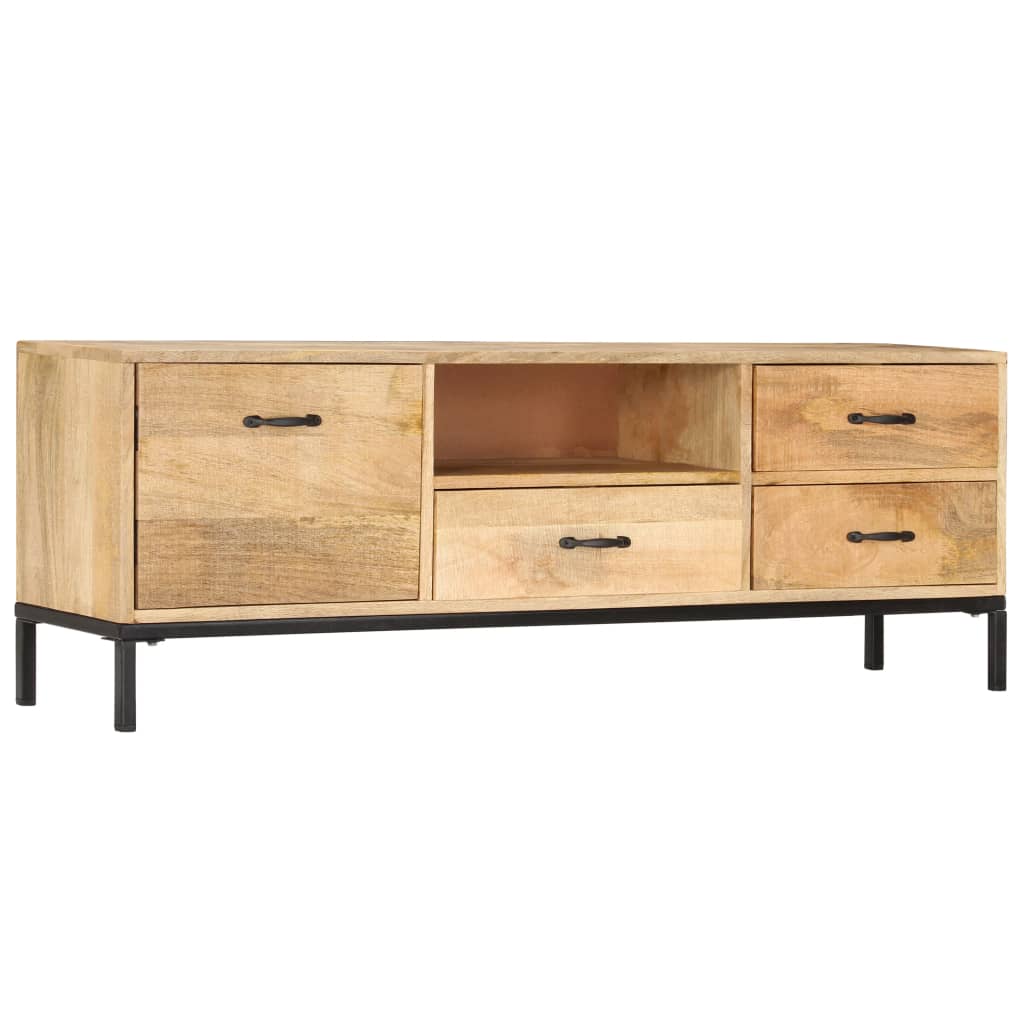 TV-Schrank 130x30x45 cm Massivholz Mango