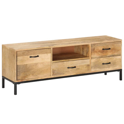 TV-Schrank 130x30x45 cm Massivholz Mango