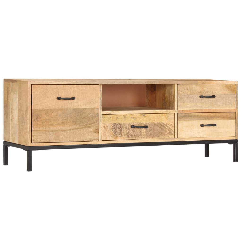 TV-Schrank 130x30x45 cm Massivholz Mango