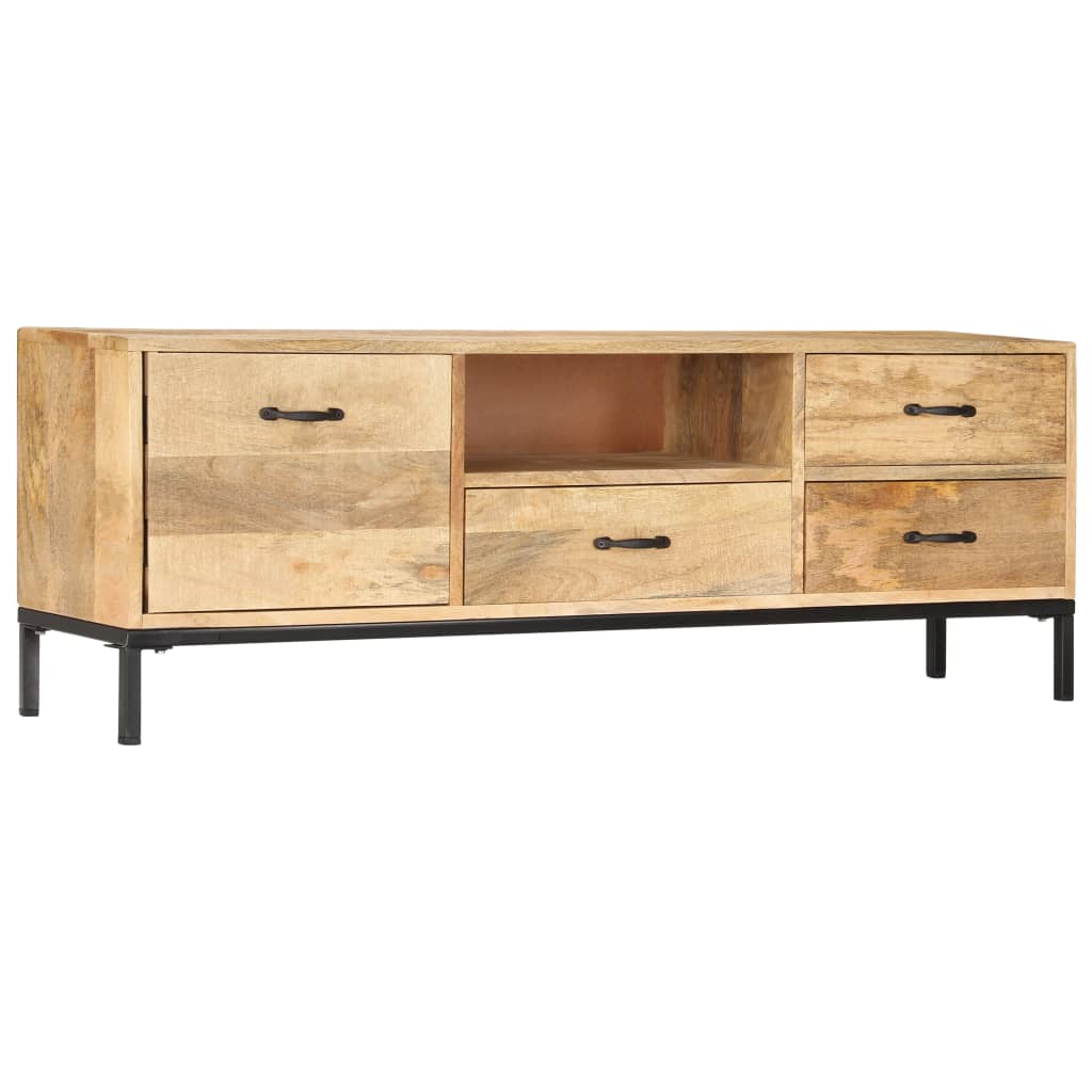 TV-Schrank 130x30x45 cm Massivholz Mango