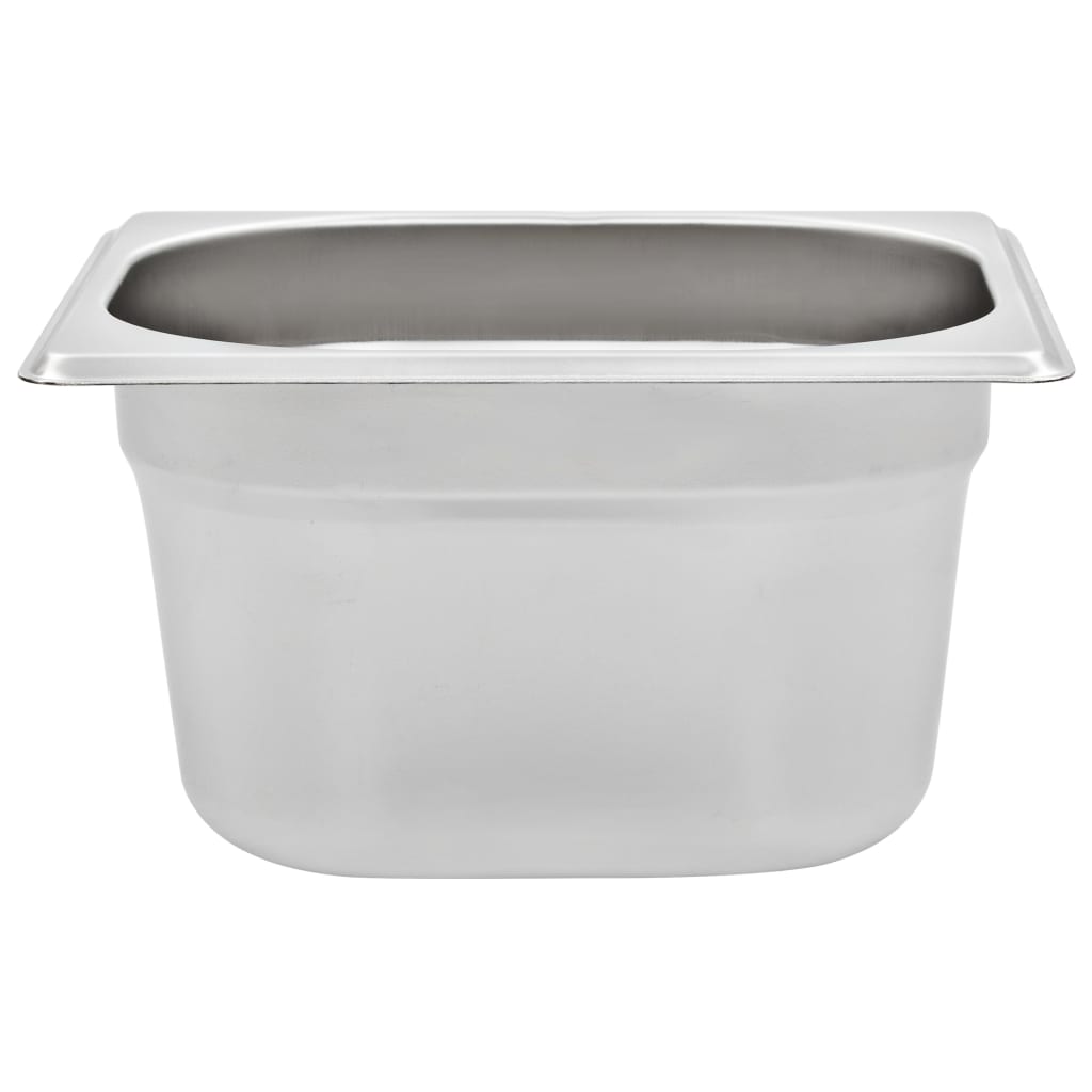 Gastronormbehälter 12 Stk. GN 1/6 100 mm Edelstahl