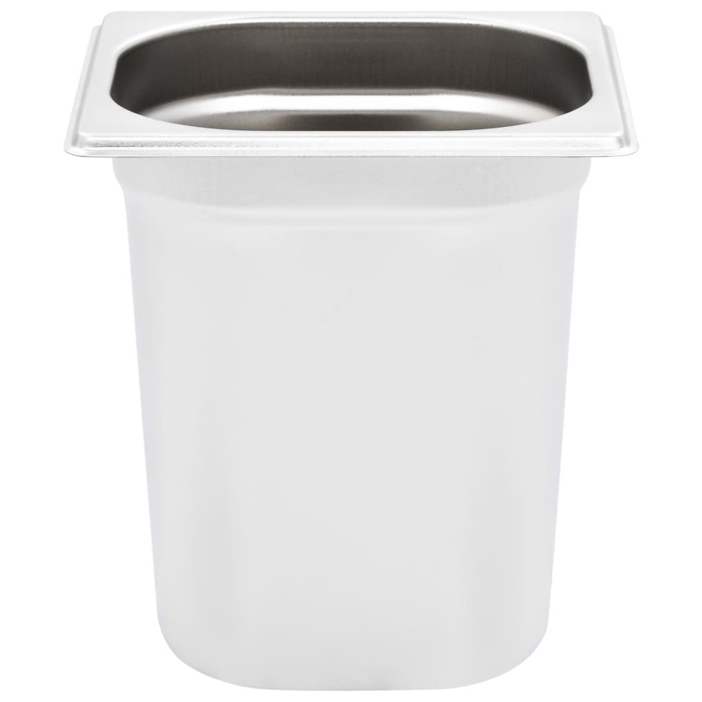 Gastronormbehälter 8 Stk. GN 1/6 200 mm Edelstahl