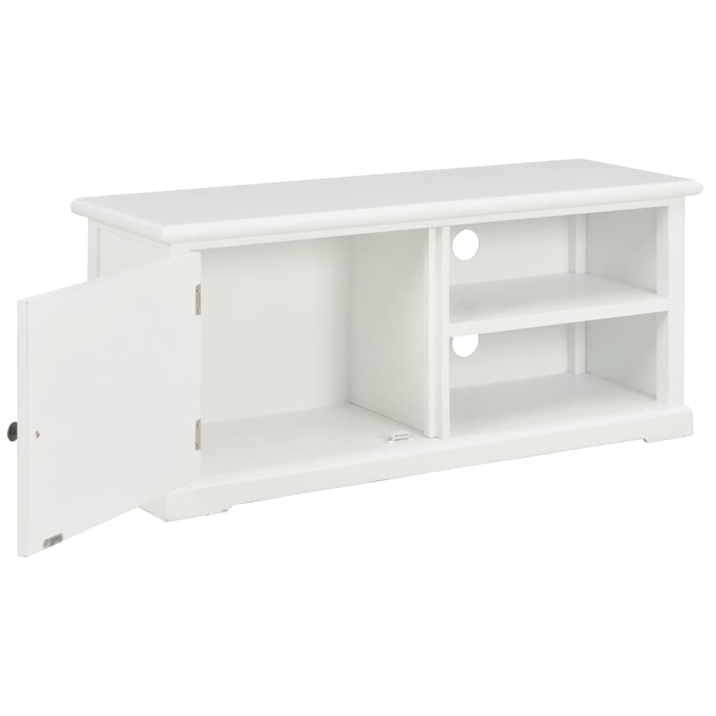 TV-Schrank Weiß 90x30x40 cm Holz