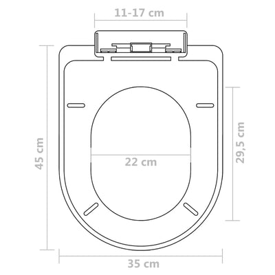 Toilettensitze mit Absenkautomatik 2 Stk. Kunststoff Weiß