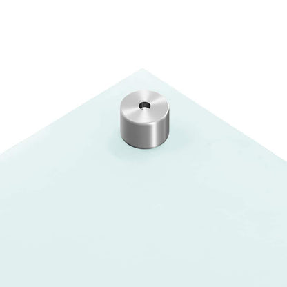 Küchenrückwand Weiß 70x50 cm Hartglas