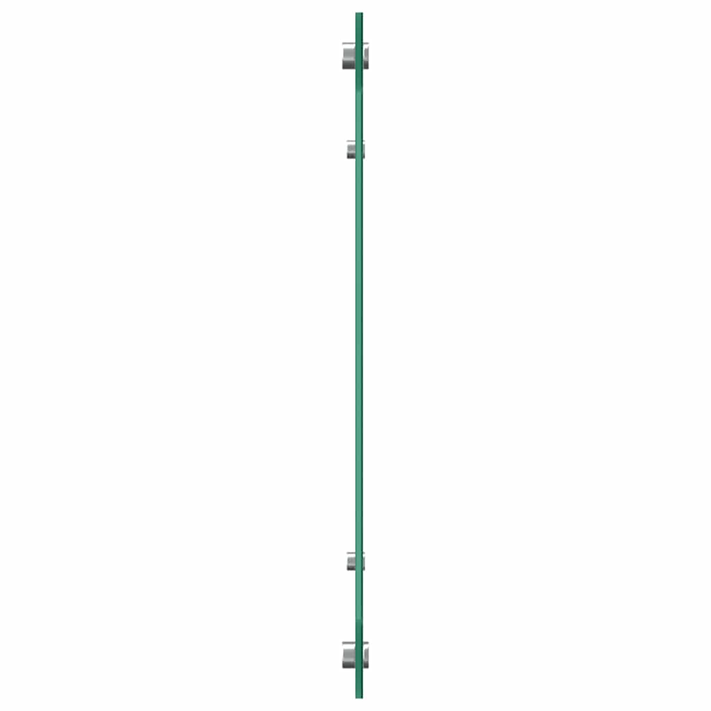 Küchenrückwand Weiß 80x40 cm Hartglas