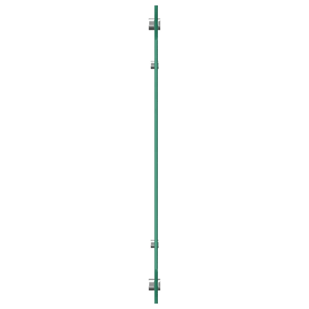 Küchenrückwand Weiß 80x50 cm Hartglas