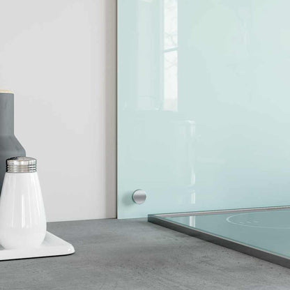 Küchenrückwand Weiß 80x60 cm Hartglas