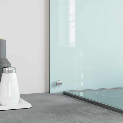 Küchenrückwand Weiß 90x40 cm Hartglas