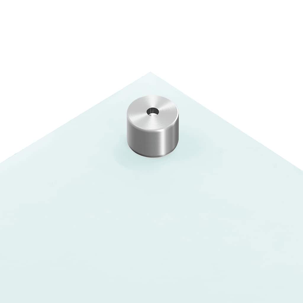 Küchenrückwand Weiß 90x40 cm Hartglas