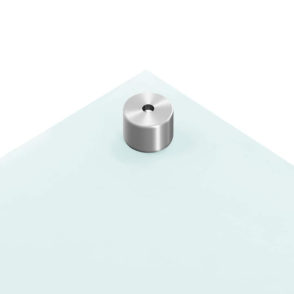 Küchenrückwand Weiß 90x60 cm Hartglas