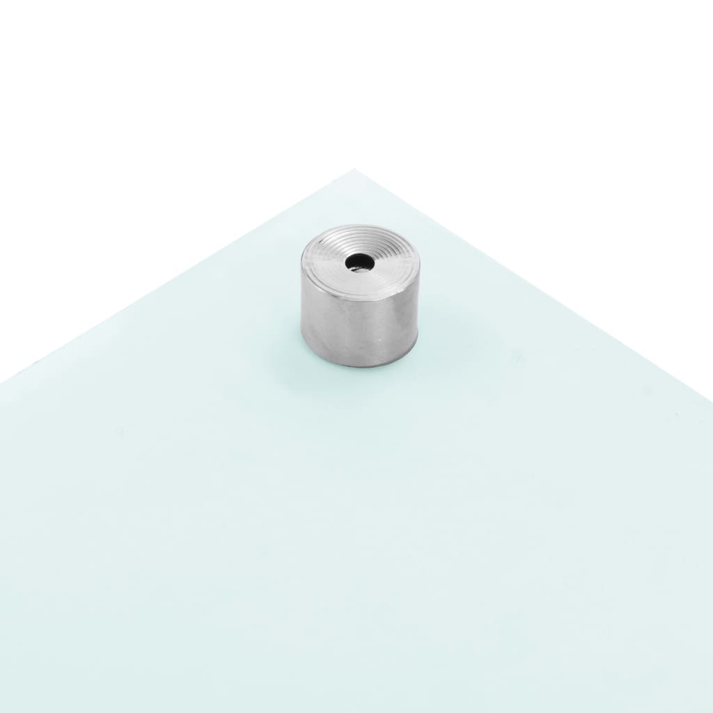 Küchenrückwand Weiß 100x40 cm Hartglas