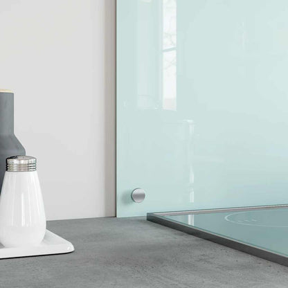 Küchenrückwand Weiß 100x60 cm Hartglas