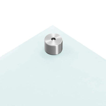 Küchenrückwand Weiß 100x60 cm Hartglas