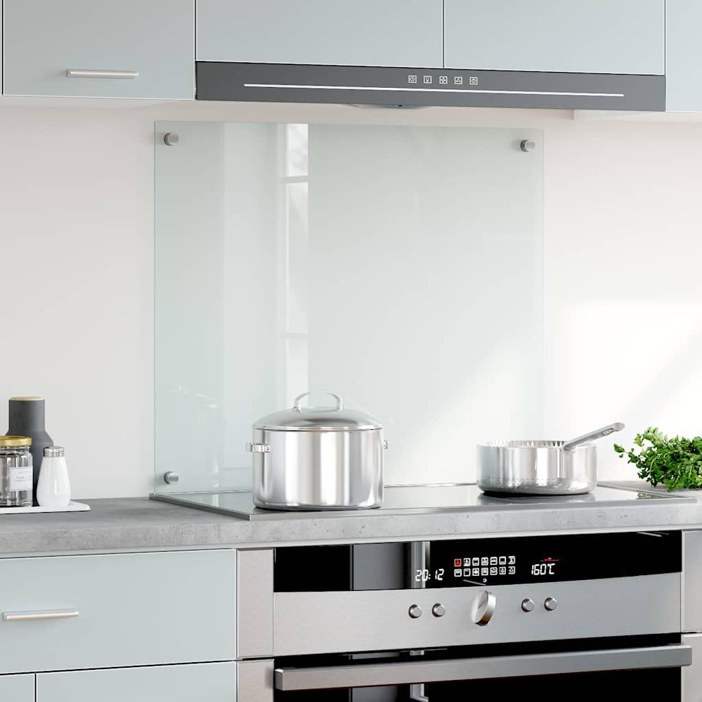 Küchenrückwand Transparent 70x60 cm Hartglas