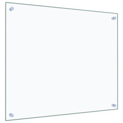 Küchenrückwand Transparent 70x60 cm Hartglas