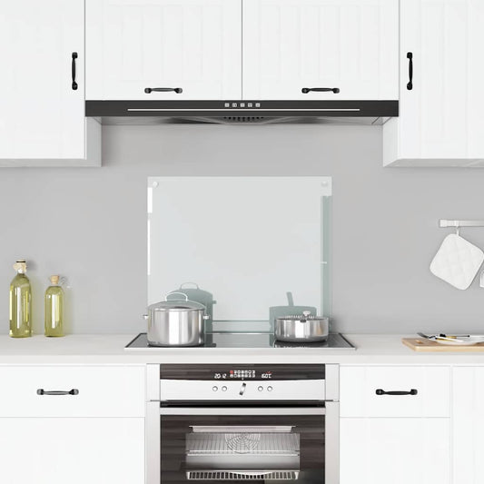 Küchenrückwand Transparent 70x60 cm Hartglas