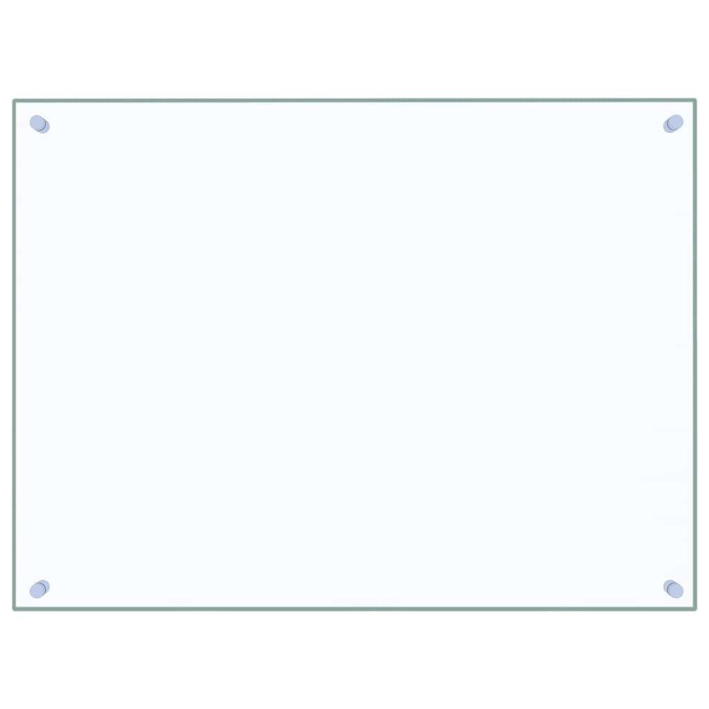 Küchenrückwand Transparent 80x60 cm Hartglas