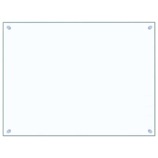 Küchenrückwand Transparent 80x60 cm Hartglas