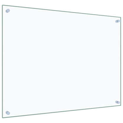 Küchenrückwand Transparent 80x60 cm Hartglas