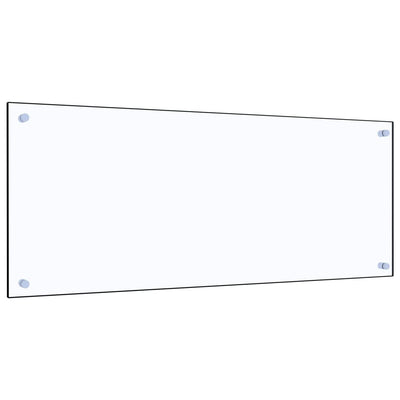 Küchenrückwand Transparent 100×40 cm Hartglas