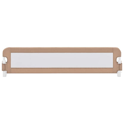 Kleinkind-Bettschutzgitter Taupe 180x42 cm Polyester