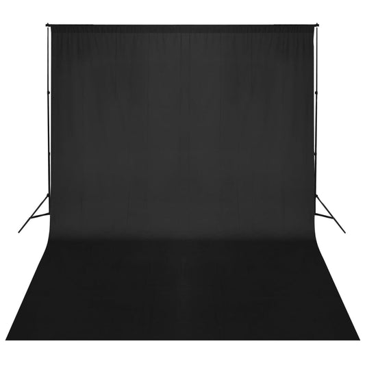 Fotohintergrund-System 500 x 300 cm Schwarz