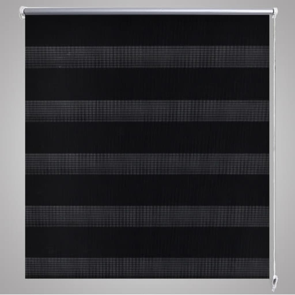 Doppelrollo 40 x 100 cm schwarz