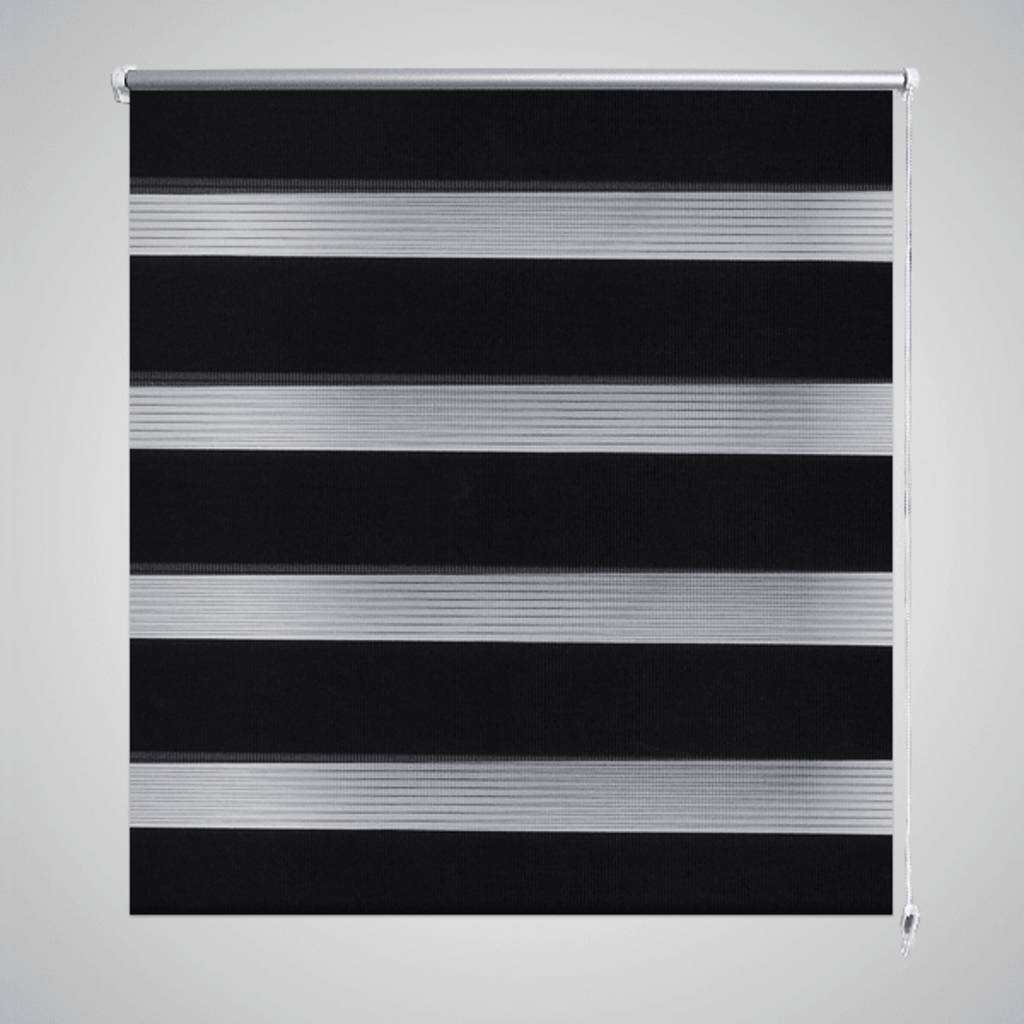 Doppelrollo 40 x 100 cm schwarz