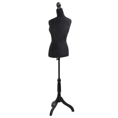 Damenbüste Schneiderpuppe Büste Torso Angezogen Mannequin Schwarz