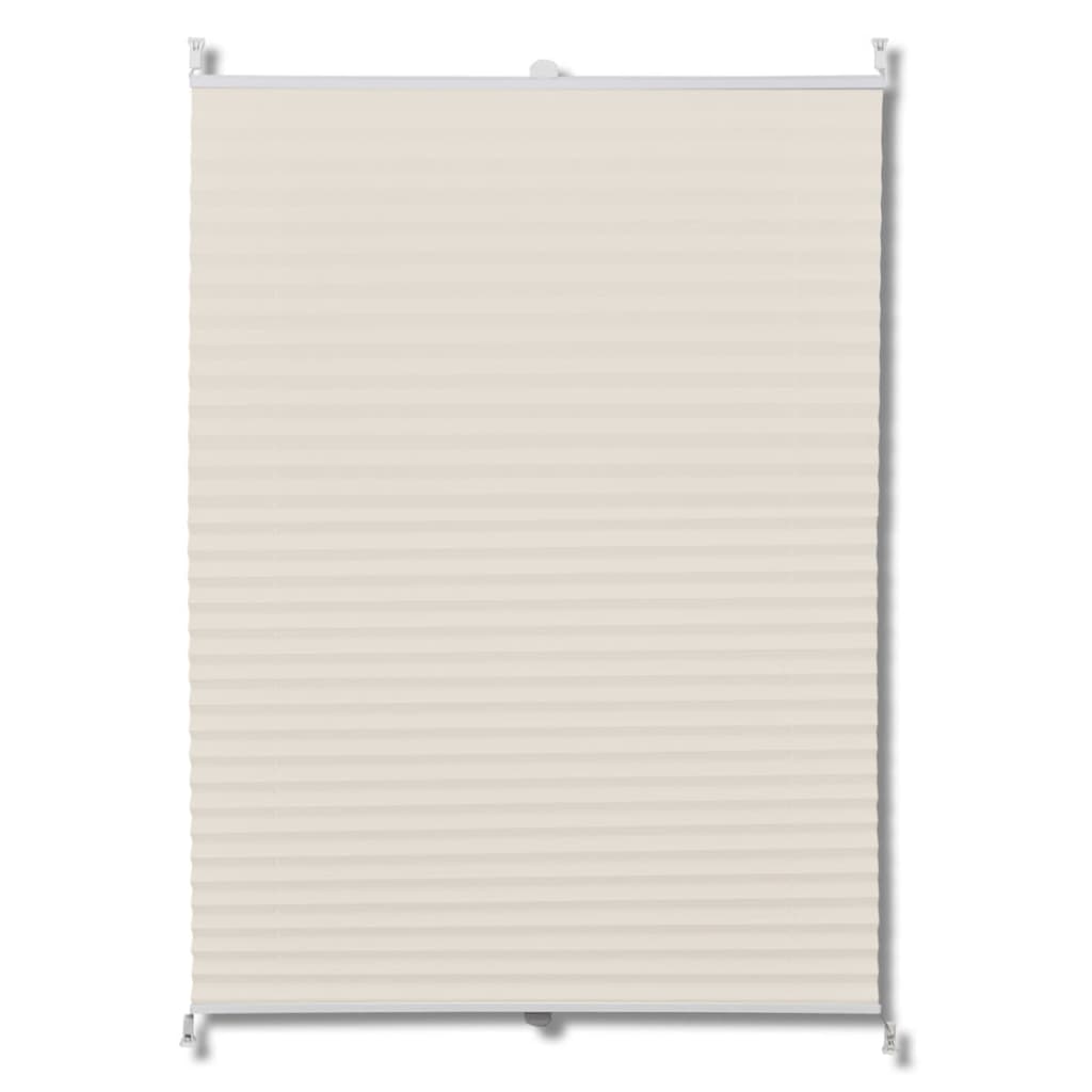 Plissee Faltrollo Rollo Plisseerollo 60x100cm Creme