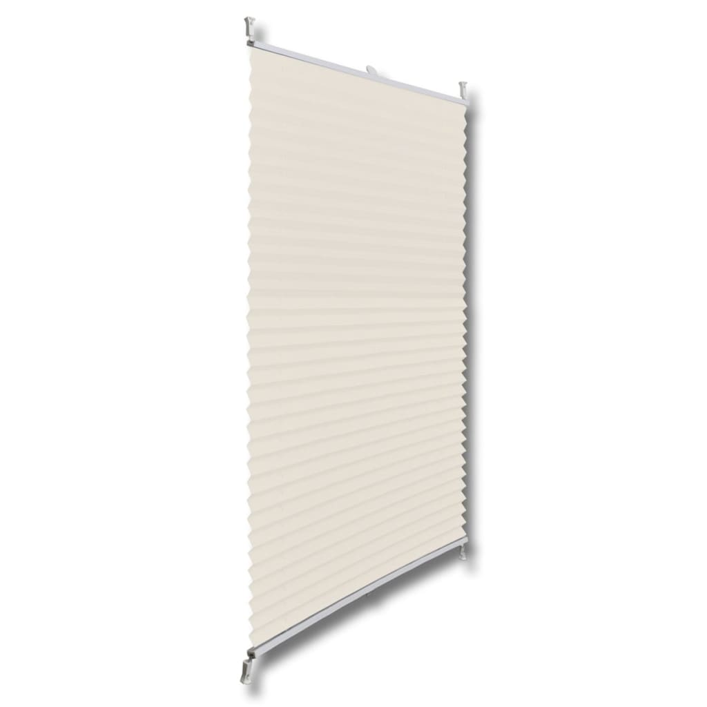 Plissee Faltrollo Rollo Plisseerollo 60x100cm Creme