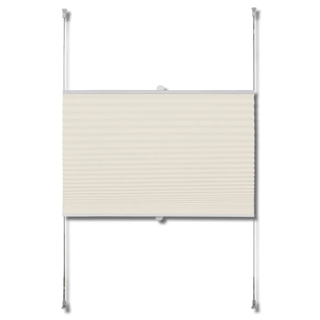 Plissee Faltrollo Rollo Plisseerollo 60x125cm Creme