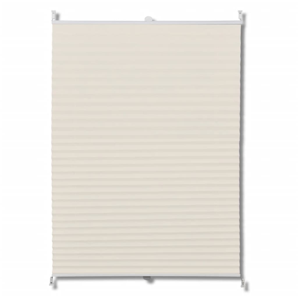 Plissee Faltrollo Rollo Plisseerollo 70x125cm Creme