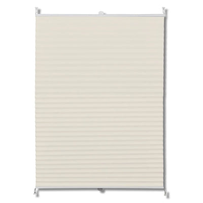 Plissee Faltrollo Rollo Plisseerollo 80x125cm Creme