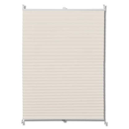 Plissee Faltrollo Rollo Plisseerollo 110x125cm Creme