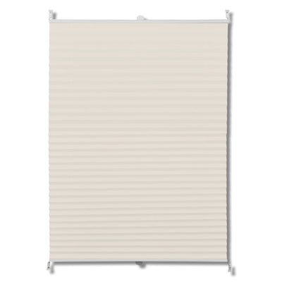 Plissee Faltrollo Rollo Plisseerollo 110x125cm Creme