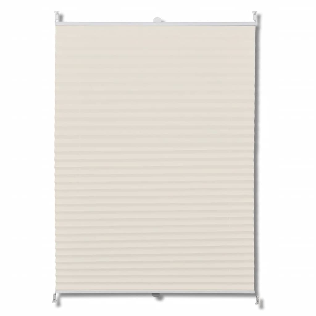 Plissee Faltrollo Rollo Plisseerollo 110x200cm Creme