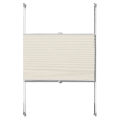 Plissee Faltrollo Rollo Plisseerollo 40x125cm Creme