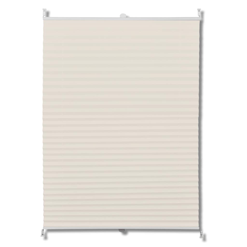 Plissee Faltrollo Rollo Plisseerollo 40x150cm Creme