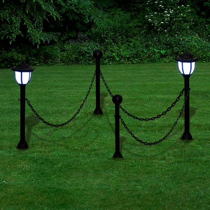 2x LED Lampe Solarleuchte Außenlampe Gartenleuchte Laterne