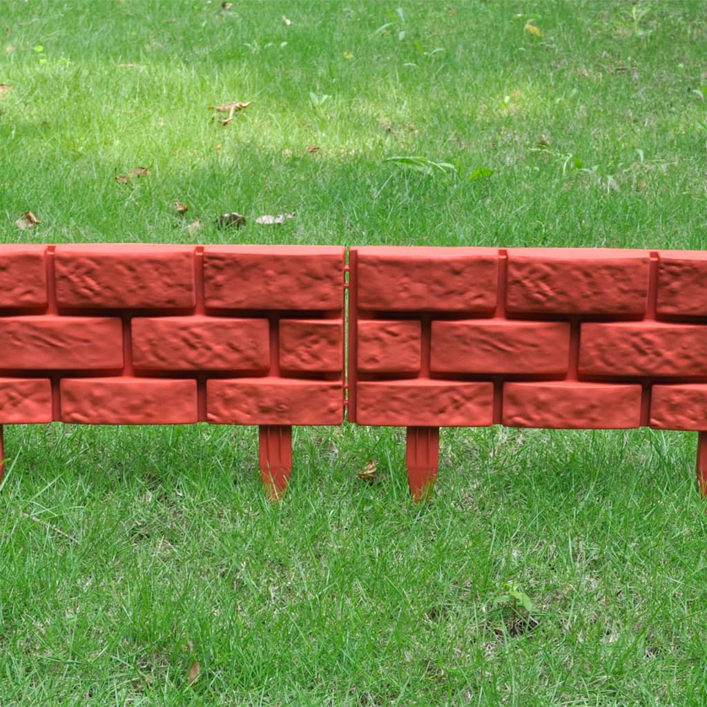 11 x Palisade Gartenzaun Beeteinfassung Beetumrandung