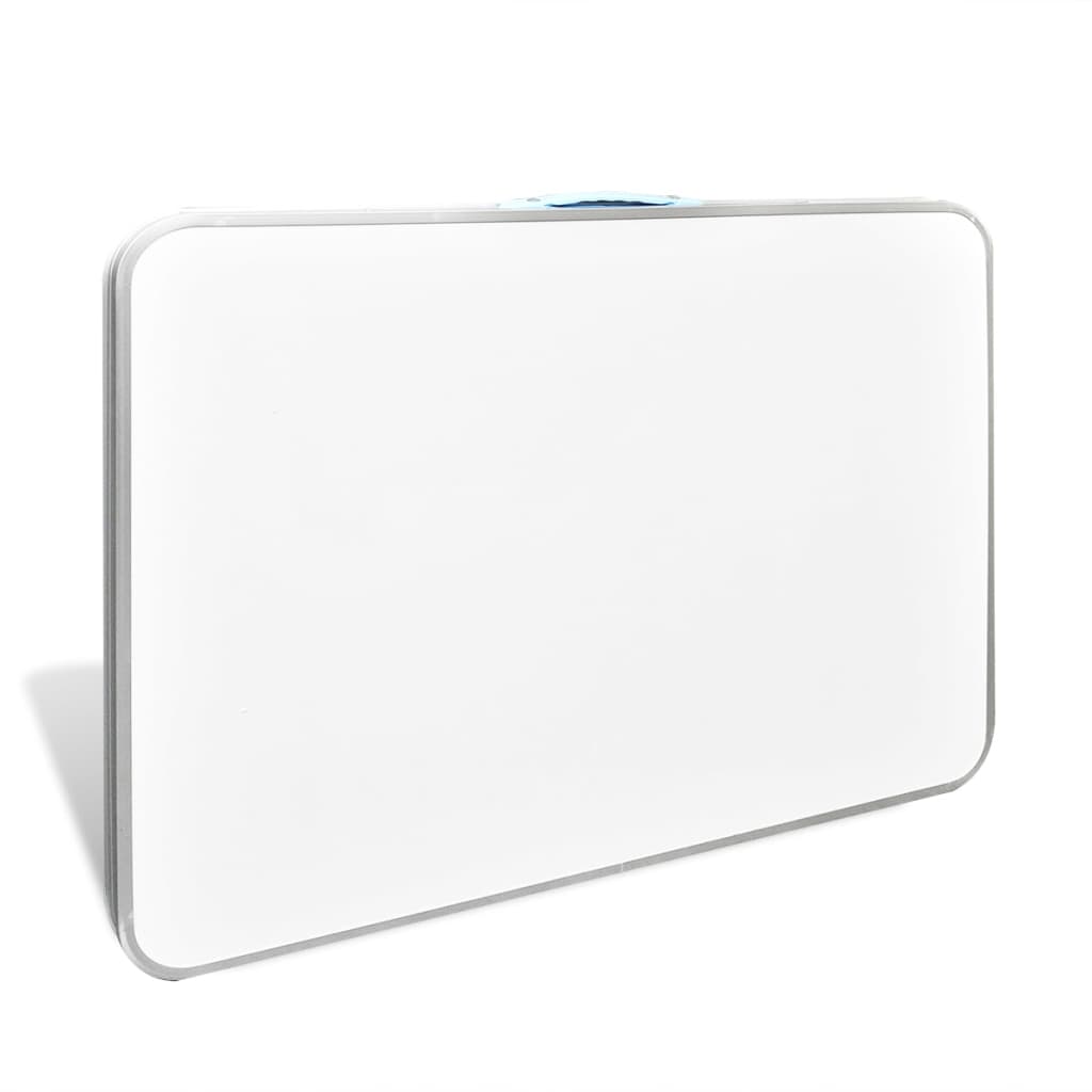 Tavolo da campeggio pieghevole con struttura in metallo, 80 x 60 cm