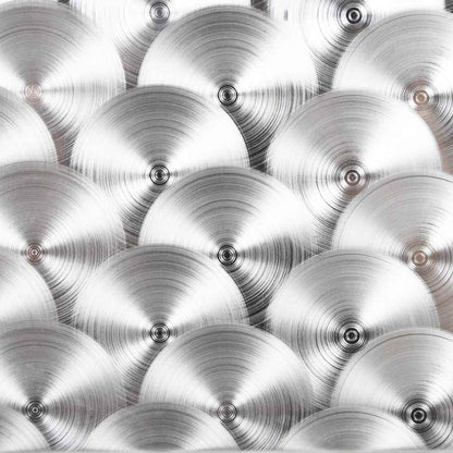 vidXL Gastro-Gasgrill 3 Flammen Edelstahl Silbern