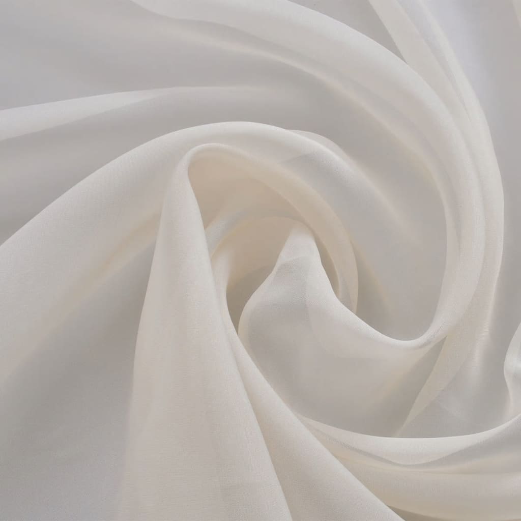 Voile-Stoff 1,45 x 20 m Creme