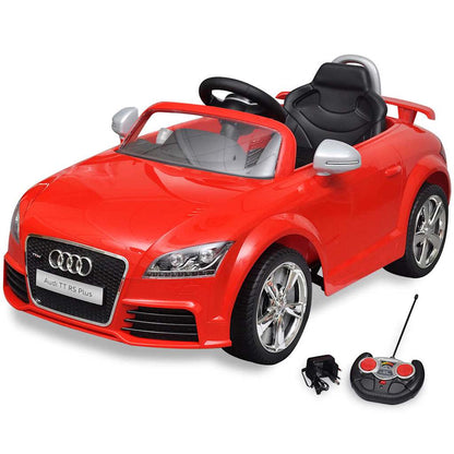 Aufsitzauto für Kinder Audi TT RS mit Fernsteuerung Rot