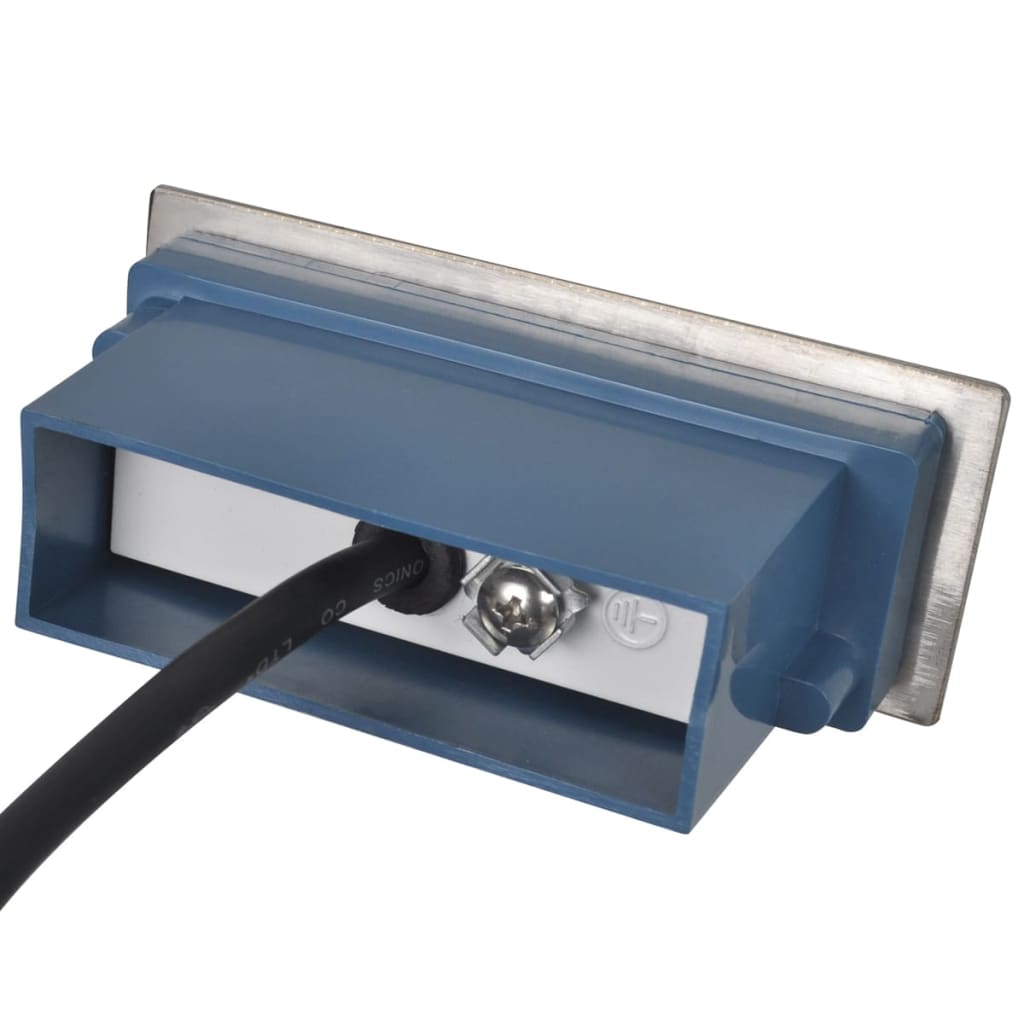 LED-Wandeinbauleuchten für Treppen 2 Stk. 44x111x56 mm