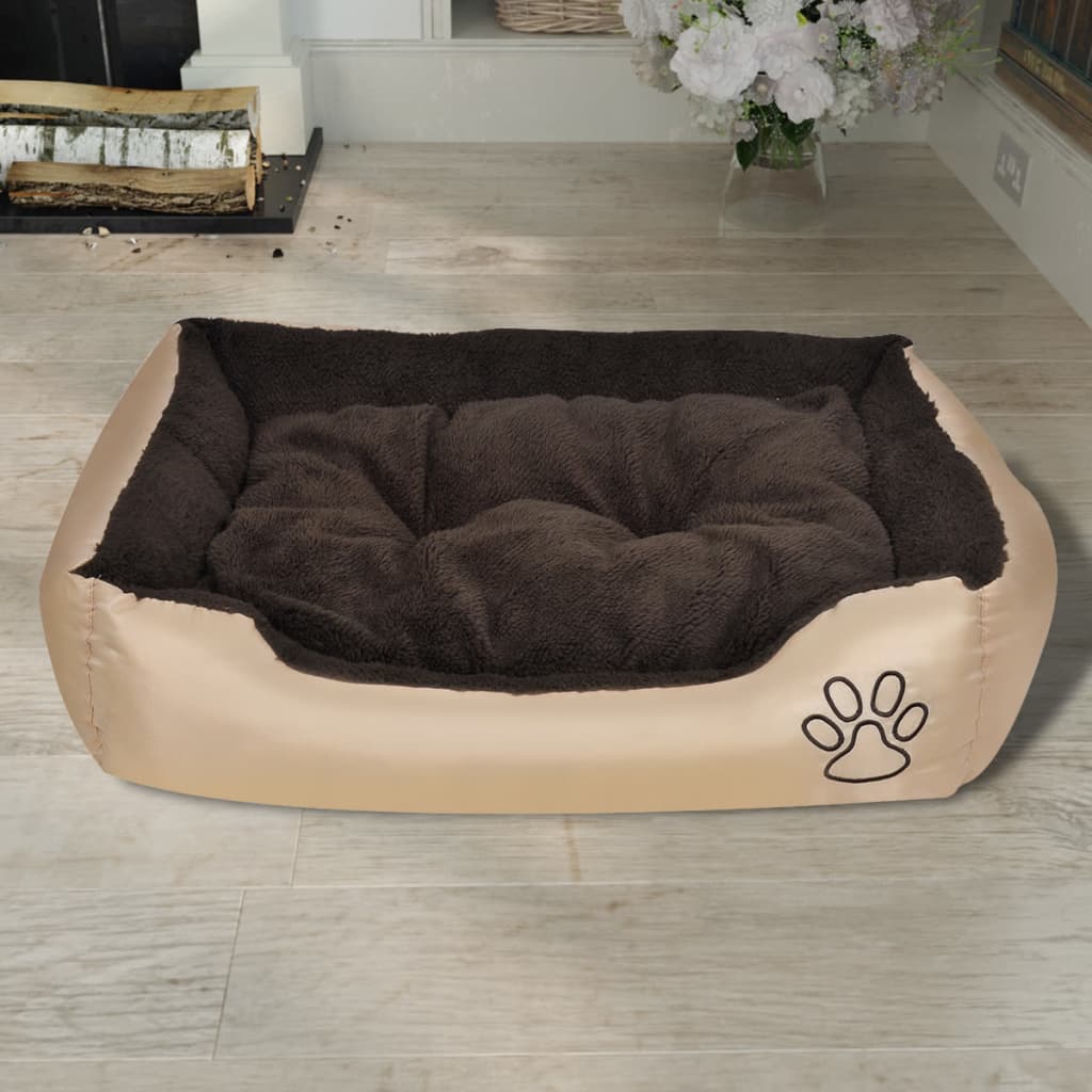 Hundebett Beige und Braun XXL