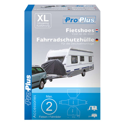 ProPlus Fahrradabdeckung 2 Fahrräder für Deichselträger XL