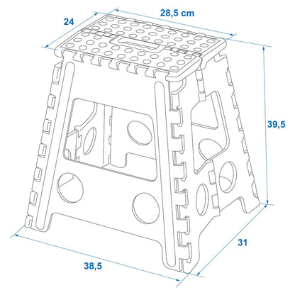 ProPlus Klappbarer Tritthocker für Wohnwagen 39,5 cm 770826